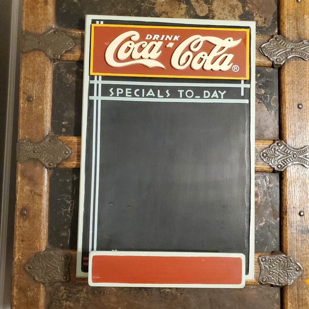 Coca-Cola Vintage Menu Chalkboard